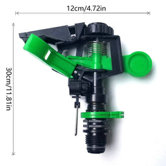 1/2" Rocker Sprinkler 360 Degree Adjustable Rocker Arm Nozzle Garden Lawn Flowerbed Greenhouse Watering Irrigation Tool