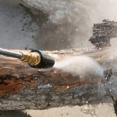 1Pcs High-Pressure Water Gun Ceramic-Core Rotating Spray Nozzle 360° Turbo Lotus Cleaning Tip 1/4 Size Supports 4000PSI Pressure