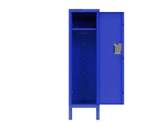 School Storage Cabinet 1 Door Tall Single Metal Locker-Retro Style Storage Cabinet--Industrial Furniture--For Living Room/Bedroo