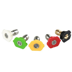 5pcs/Set Quick Connector Car Washing Nozzles Metal Jet Lance Nozzle High Pressure Washer Spray Nozzle