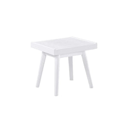 Farmhouse Style Solid Wood Slatted Bench Entryway or Bedroom Indoor Use Durable New Zealand Pine Assembly Required