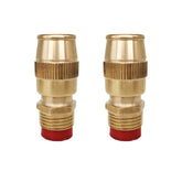 2pcs Brass Automatic Irrigation Sprinkler Head, Single-hole Nozzle, Watering Atomizing Fitting, Sprinkler Head with Filter 