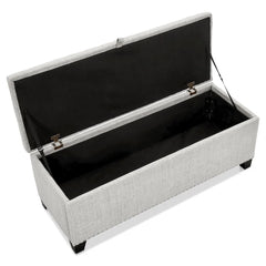 Furniture of America Ullan Storage Bench for Living Room, Bedroom, Easy Assembly
