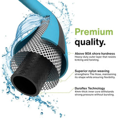 All-In-One Watering Kit - Heavy Duty 1" 100 Ft Garden Hose, 650 PSI High-Pressure Watering Tool, Kinkless Garden Hoses