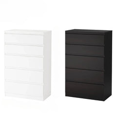 White And Black Modern Simple Chest Of Drawers Locker Bedroom Storage Locker Home Bedroom Furniture Dressers Cabinet Cabinets