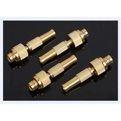 1Set High Pressure Water Spray Torch Nozzle Brass Plating with Quick-connect Connector Washing Machine Nozzle 1/2" 3/4"