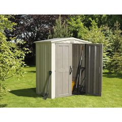 Factor 6x3 Outdoor Storage Shed Kit-Perfect to Store Patio Furniture, Garden Tools Accessories, Beach Chairs and Push Lawn
