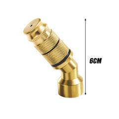 Universal Brass Spray Head Adjustable Garden Irrigation Micro Sprinklers Agriculture Detachable Plant Flower Watering Spray Tool