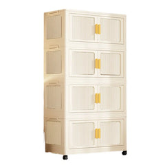 A Folding Storage Cabinet Wardrobe Clothes Organising Cabinet Toys Shelves Storage Cabinet Miscellaneous Snacks Storage Box