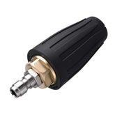 1Pcs High-Pressure Water Gun Ceramic-Core Rotating Spray Nozzle 360° Turbo Lotus Cleaning Tip 1/4 Size Supports 4000PSI Pressure