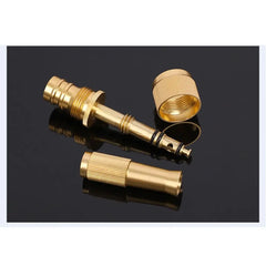 1Set High Pressure Water Spray Torch Nozzle Brass Plating with Quick-connect Connector Washing Machine Nozzle 1/2" 3/4"