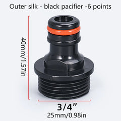 1pc Garden Hose Quick Connector Irrigation Water Fitting Drip System Accessories Outdoor Tap Link Easy Use