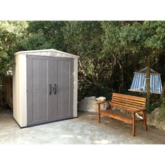 Factor 6x3 Outdoor Storage Shed Kit-Perfect to Store Patio Furniture, Garden Tools Accessories, Beach Chairs and Push Lawn