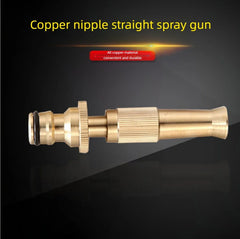 High Pressure Hose Nozzle Adjustable Garden Sprayer Power Spray Nozzle Brass Water Hose Nozzles for Garden