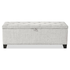 Furniture of America Ullan Storage Bench for Living Room, Bedroom, Easy Assembly
