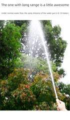 High Pressure Hose Nozzle Adjustable Garden Sprayer Power Spray Nozzle Brass Water Hose Nozzles for Garden