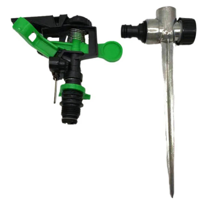 1/2" Rocker Sprinkler 360 Degree Adjustable Rocker Arm Nozzle Garden Lawn Flowerbed Greenhouse Watering Irrigation Tool