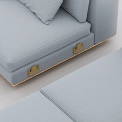 Sofa connection and fixation buckle 2-in-1 invisible connector Split sofa fixed furniture connector gable hook