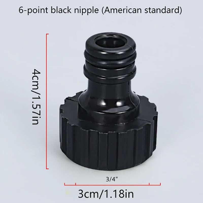 1pc Garden Hose Quick Connector Irrigation Water Fitting Drip System Accessories Outdoor Tap Link Easy Use