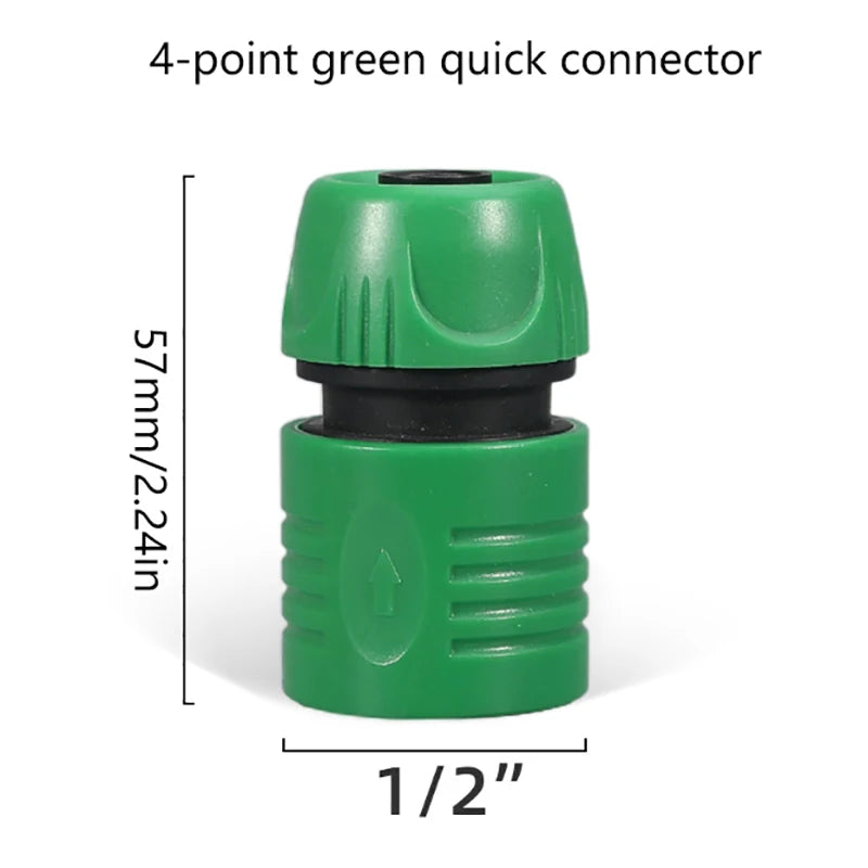 1pc Garden Hose Quick Connector Irrigation Water Fitting Drip System Accessories Outdoor Tap Link Easy Use