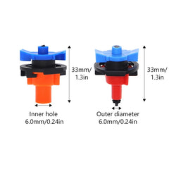 10pcs 360-Degree Rotating Sprinkler Hanging Fruit Trees Water-saving Irrigation Micro Sprinkler Rotary Nozzle For Greenhouse