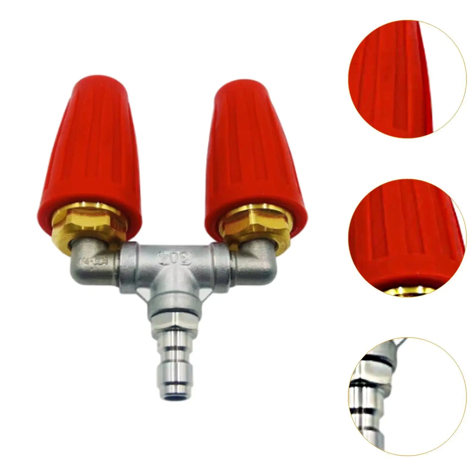 Rotating Spray Nozzle Practical Easy to Install 4000 PSI for Pressure Washer