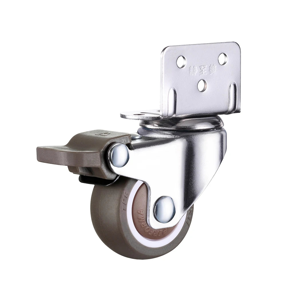 Set 4PCS Furniture Caster Wheels Heavy Duty Universal Carriage Wheel for Baby Crib Bed Cart Trolley Wheelchair Office Chair