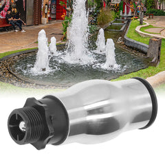 ZK30 G1 Male Thread Frothy Foam Jet Fountain Nozzle 304 Stainless Steel Water Spray Head for Garden Pond Lake