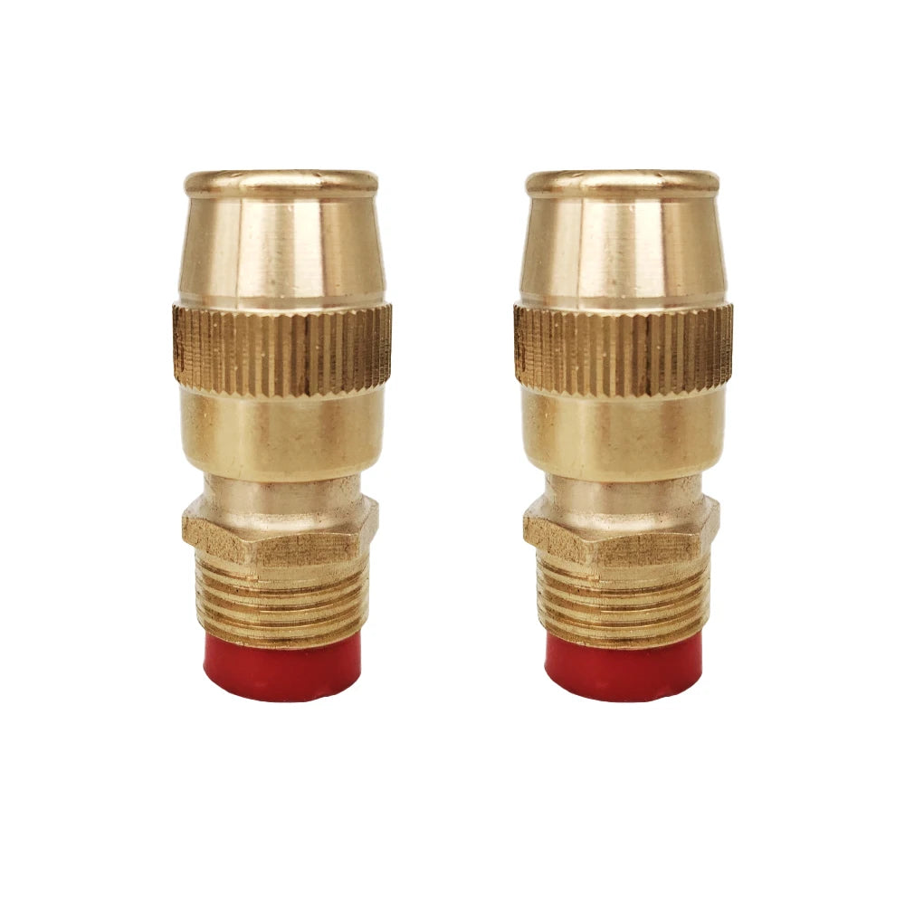 2pcs Brass Automatic Irrigation Sprinkler Head, Single-hole Nozzle, Watering Atomizing Fitting, Sprinkler Head with Filter ﻿