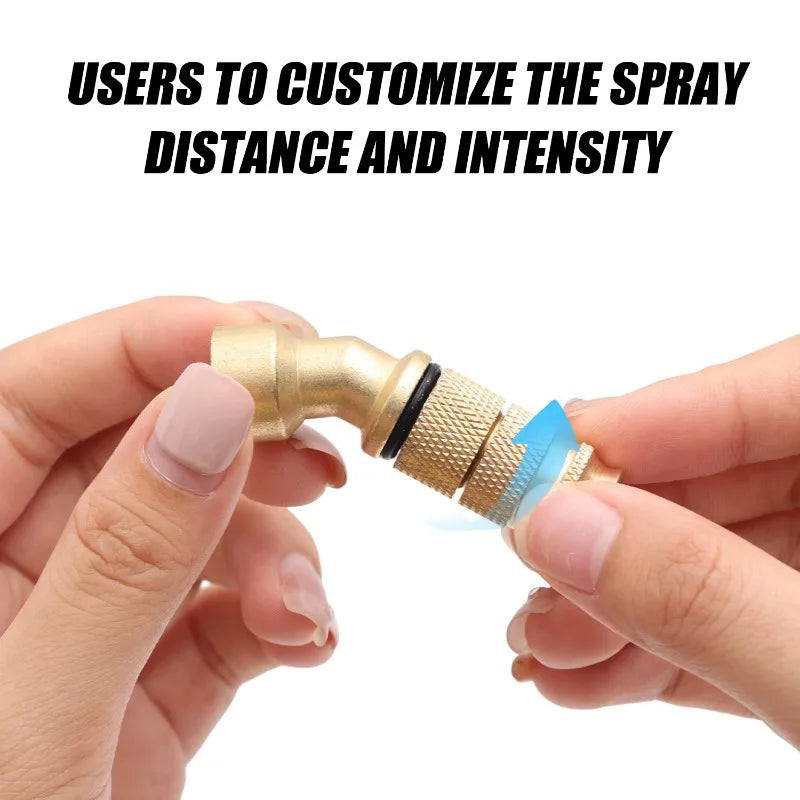 Universal Brass Spray Head Adjustable Garden Irrigation Micro Sprinklers Agriculture Detachable Plant Flower Watering Spray Tool