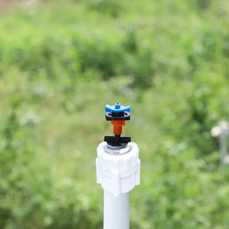 10pcs 360-Degree Rotating Sprinkler Hanging Fruit Trees Water-saving Irrigation Micro Sprinkler Rotary Nozzle For Greenhouse