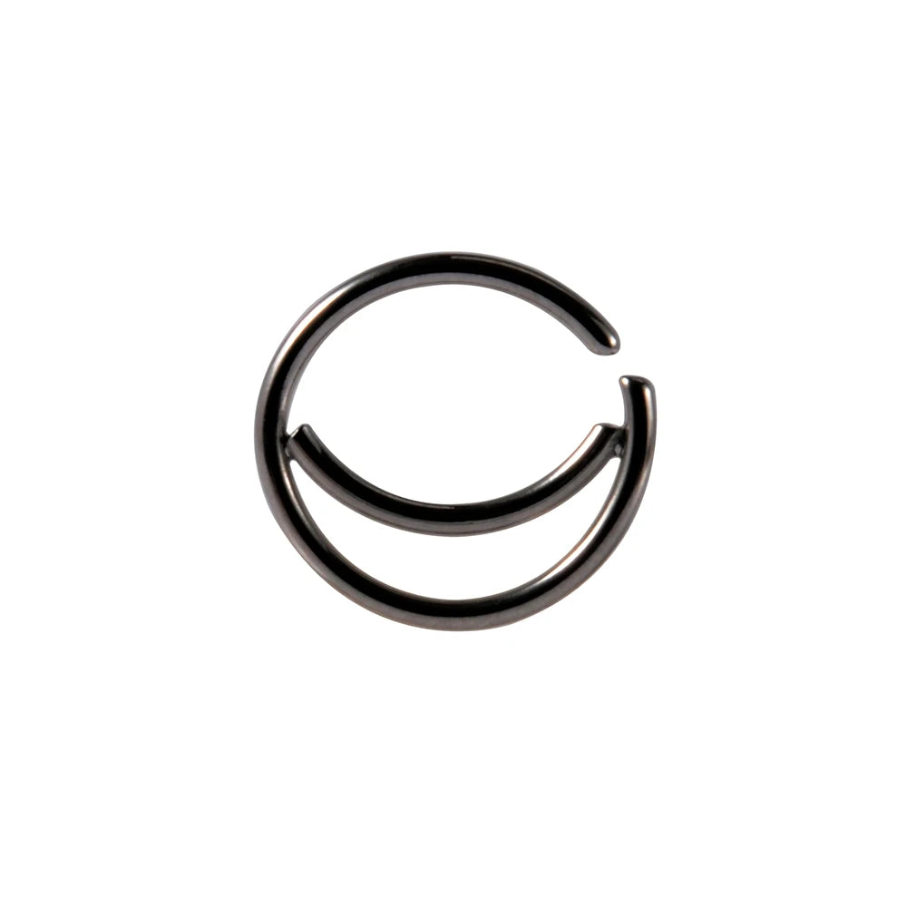 1-5Pcs Stainless Steel D Shape Nose Ring For Women Men 20G Nose Hoop Rings Ear Cartilage Tragus Helix Piercings Jewelry