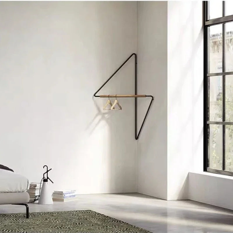 Nordic Corner Hanger Bedroom Living Room Net Hanging Northern Europe Simplicity Creativity Storage Designer Decorate Coat Rack