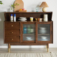 Side cabinet Kitchen cupboard Solid wood locker Simple Living room wall storage Household dining room