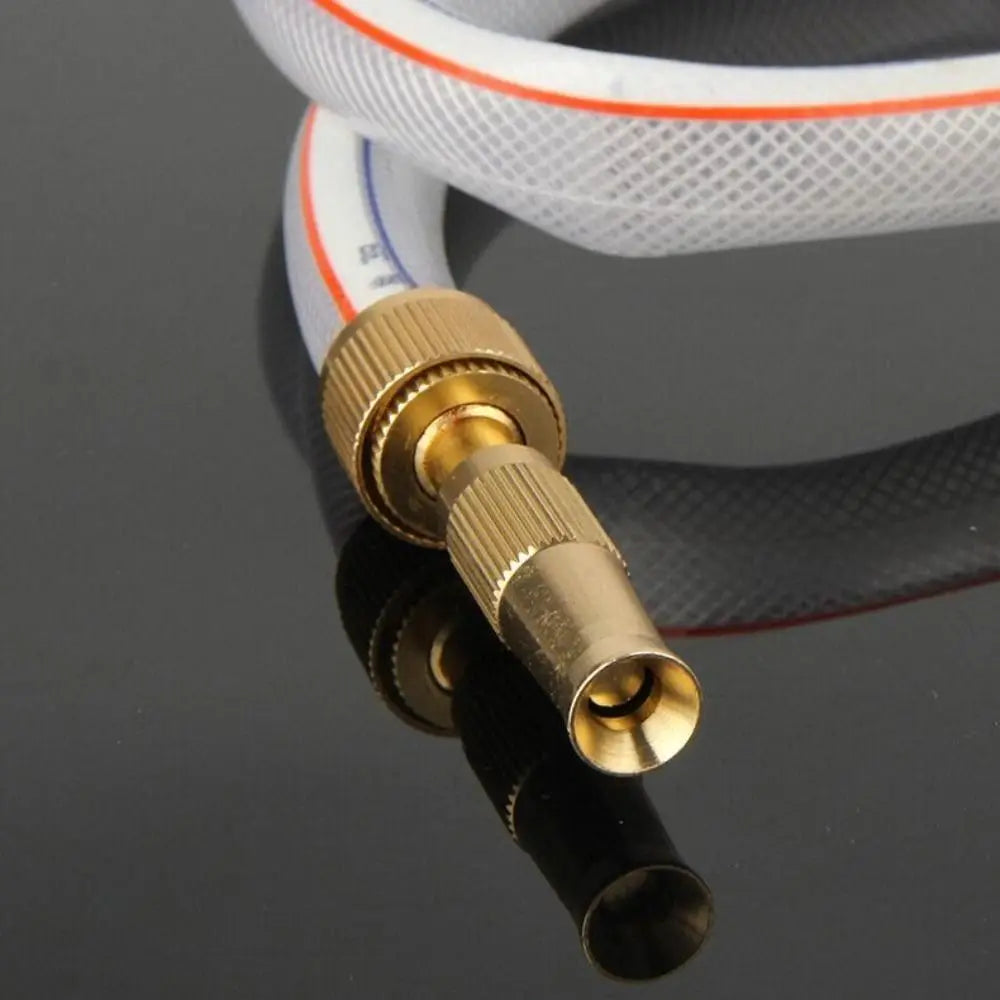 1Set High Pressure Water Spray Torch Nozzle Brass Plating with Quick-connect Connector Washing Machine Nozzle 1/2" 3/4"