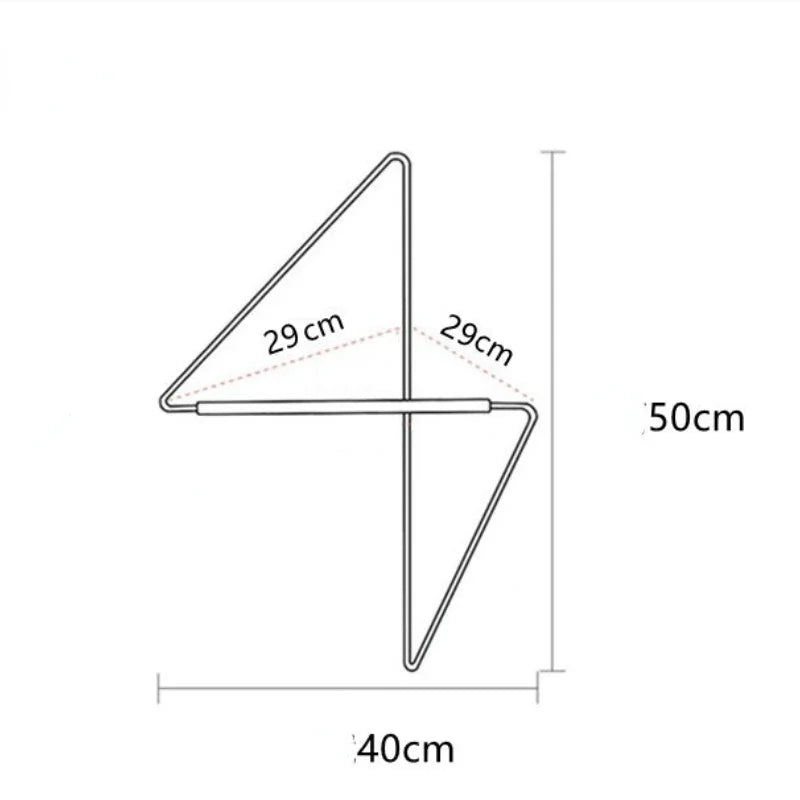 Nordic Corner Hanger Bedroom Living Room Net Hanging Northern Europe Simplicity Creativity Storage Designer Decorate Coat Rack