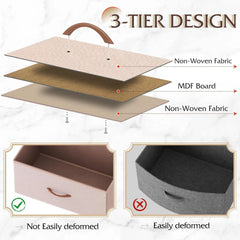 4 Drawers Dresser for Bedroom, Pink Rose Gold Fabric Clothes Storage Organizer Unit, Dresser for Hallway, Entryway,  Wood Top