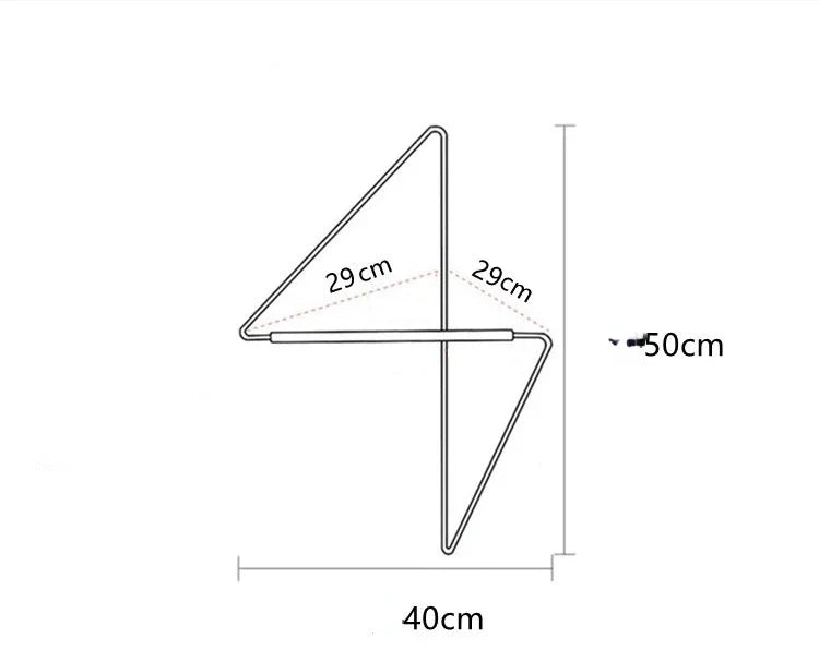 Nordic Corner Hanger Bedroom Living Room Net Hanging Northern Europe Simplicity Creativity Storage Designer Decorate Coat Rack