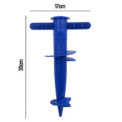 1-Pack Plastic Beach Umbrella Plug Base Floor Fork Insert Accessory