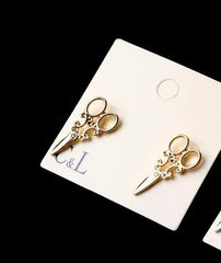 2018 New Hot Retro Fashion Personality Earrings Female Small Scissors Hot Jewelrywholesale Gift Hot Sale Earrings